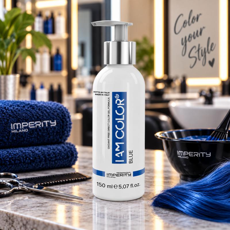 I AM COLOR Vegán Fizikai Hajszínező Gél – Kék – 150 ml – (IP 555342)