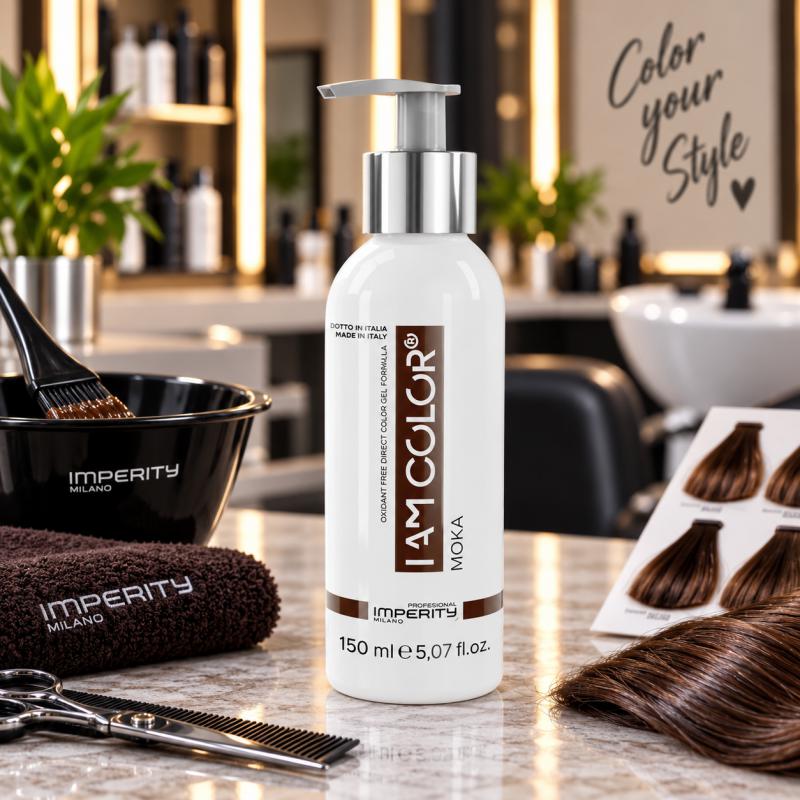 I AM COLOR Vegán Fizikai Hajszínező Gél – Mokka – 150 ml – (IP 555338)