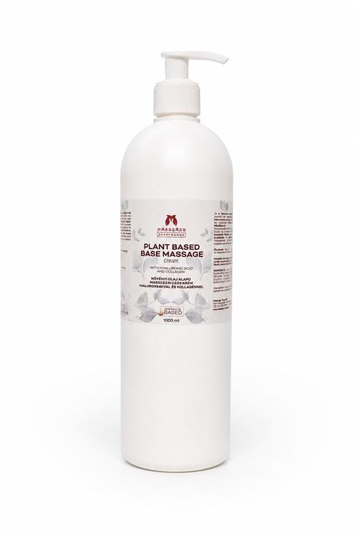 Illatmentes növényi olaj bázisú masszázskrém hialuronsavval és kollagénnel +pumpa 1000ml