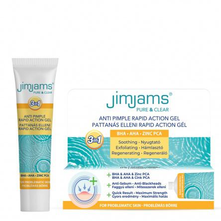 JimJams Pure & Clear Pattanás Elleni Rapid Action Gél 15 ml (JJ3023)