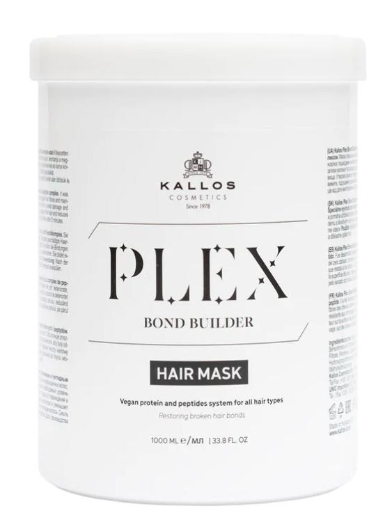 Kallos Plex Bond Builder hajpakolás növényi protein és Peptid komplex-szel 1000ml
