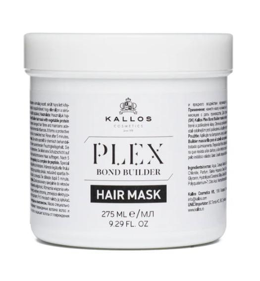 Kallos Plex Bond Builder Hajpakolás Növényi Proteinnel és Peptid Komplex-szel 275ml (1PLEX2116)