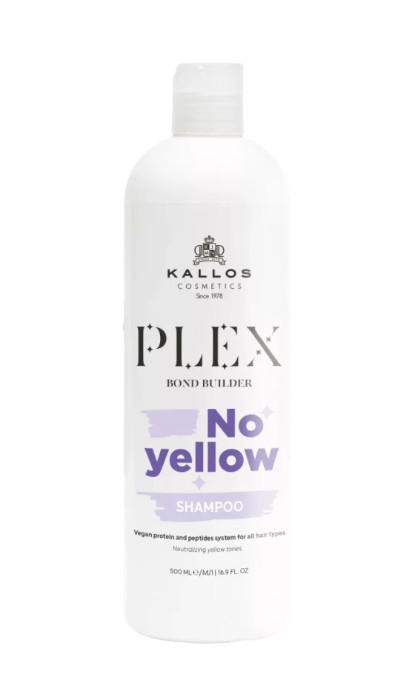 Kallos Plex Bond Builder NO YELLOW Sampon 500ml (1PLEX2021)