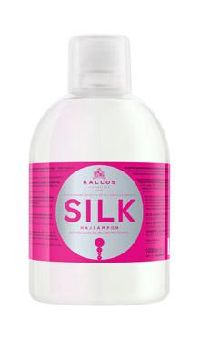 Kallos Silk Hajsampon olívaolajjal és selyemproteinnel száraz, élettelen hajra 1000ml
