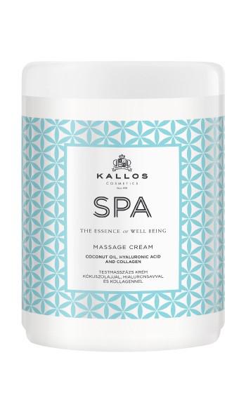 Kallos Spa Testmasszázs Krém Kókuszolajjal, Hialuronsavval és Kollagénnel 1000ml (1SPAX1489)