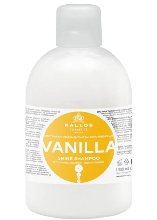 Kallos Vanília Fény Sampon Száraz, Fénytelen Hajra 1000ml (1JCLA2244)