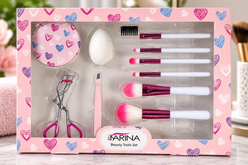 KARINA kozmetikai szett – Fehér-Pink – (680)