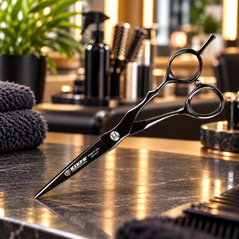 Kiepe Monster Cut Cobalt Hajvágó Olló Black 2814 (5")