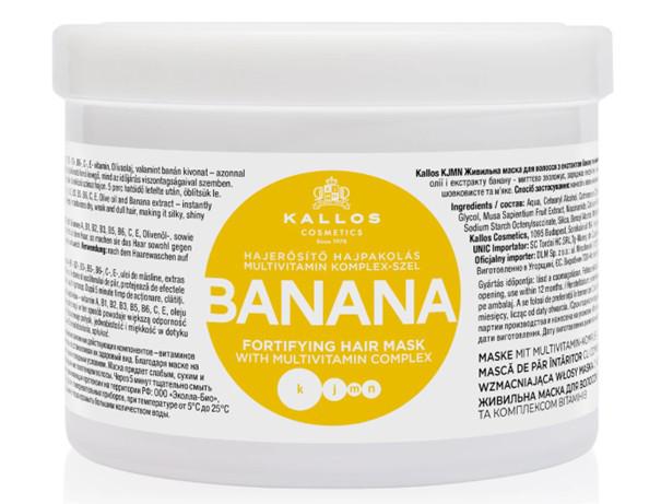 KJMN Banán Hajerősítő Pakolás Multivitamin Komplex-szel 500ml (1JCLA1768)