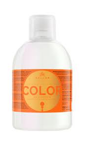 KJMN Color Hajsampon lenmagolaj,UV filter 1000ml