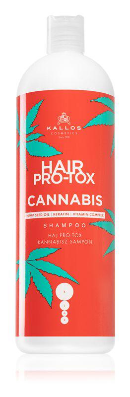 KJMN Haj Pro-Tox Kannabisz Sampon Kendermagolajjal, Keratinnal és Vitamin Komplex-szel 1000ml (1PROT1738)