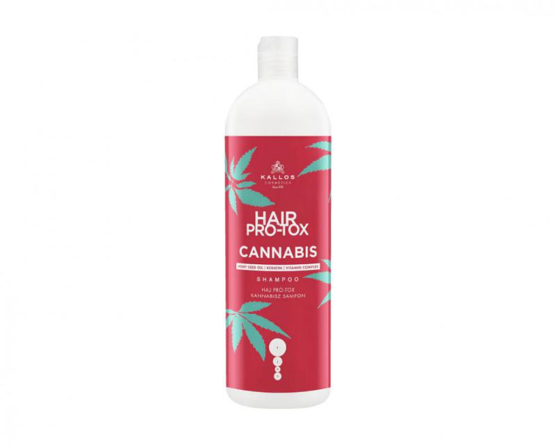 KJMN Haj Pro-Tox Kannabisz Sampon Kendermagolajjal, Keratinnal és Vitamin Komplex-szel 500ml (1PROT1745)