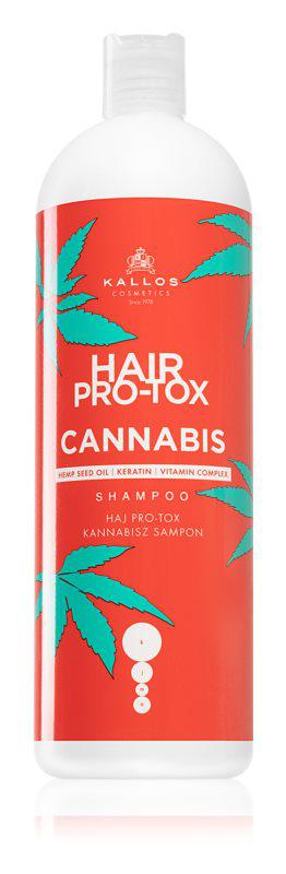 KJMN Haj Pro-Tox Kannabisz Sampon Kendermagolajjal+Keratinnal+Vitamin Komplex-szel 1000ml