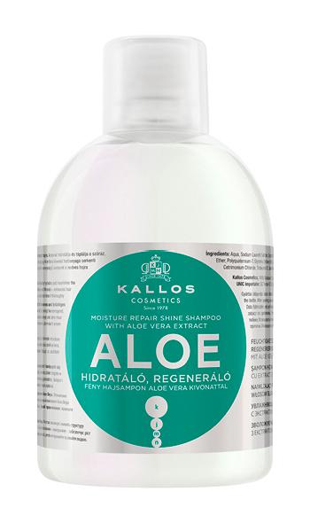 KJMN Hidratáló, Regeneráló Fény Hajsampon Aloe Vera Kivonattal 1000ml (1JCLA1189)