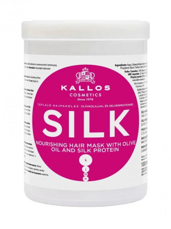 KJMN Silk Hajpakoló Krém olívaolajjal és selyemproteinnel száraz, élettelen hajra 1000ml (1JCLA0799)