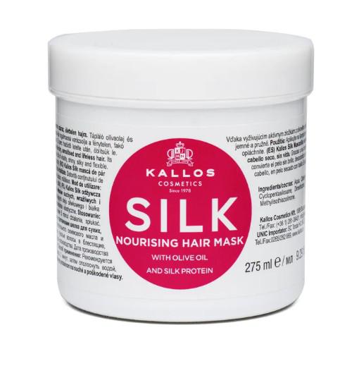KJMN Silk Hajpakoló Krém olívaolajjal és selyemproteinnel száraz, élettelen hajra 275ml (1JCLA2120)
