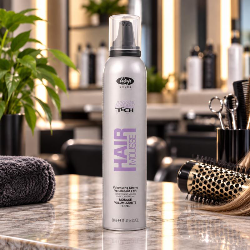 Lisap High Tech Mousse Forte 300ml – Erős Hajformázó Hab (170874000)