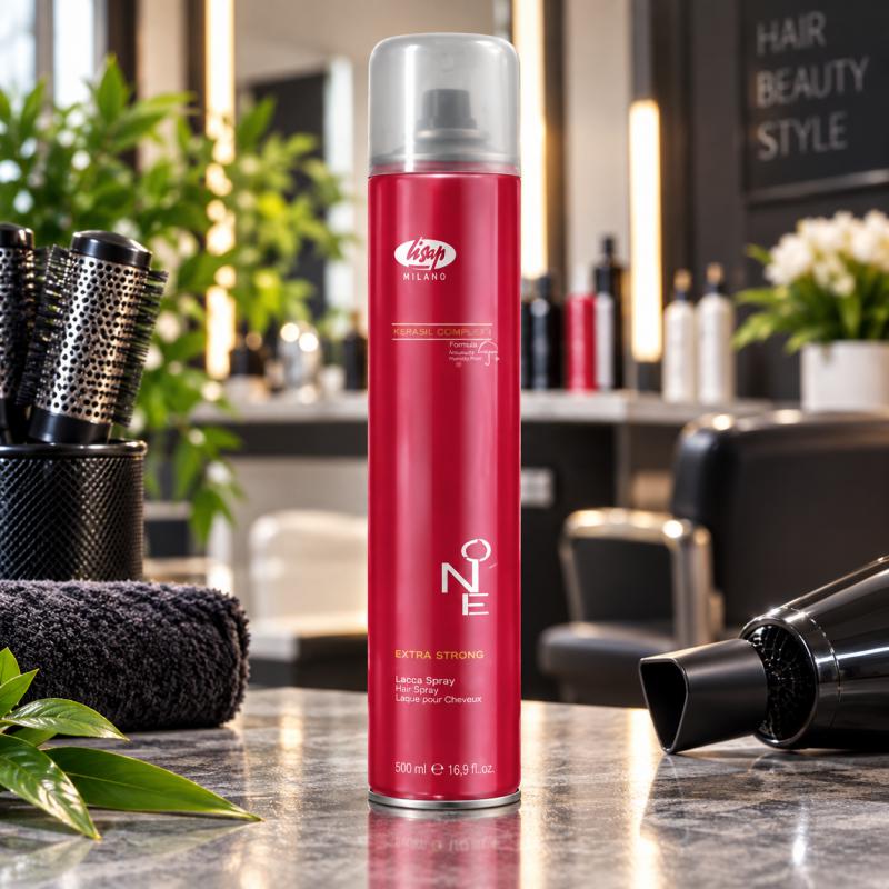 Lisap Lisynet Hairspray One 500ml – Extra Erős Hajtógázas Hajlakk (140468000)