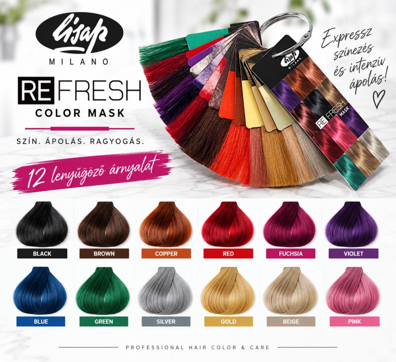 Lisap Refresh Color – színező kondicionáló maszk – 250 ml