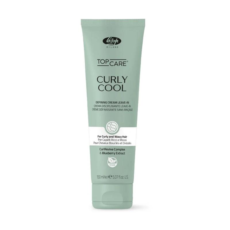 Lisap - Top Care Curly Cool 3 in 1 Leave-In Cream (Göndör és hullámos haj ápolása) 150 ml (180101000)