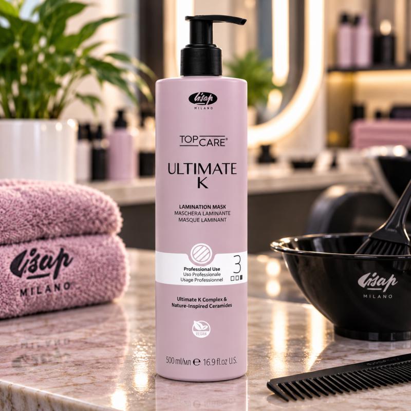 Lisap Top Care "Ultimate K" Lamináló Maszk 500ml – STEP3 (180085000)