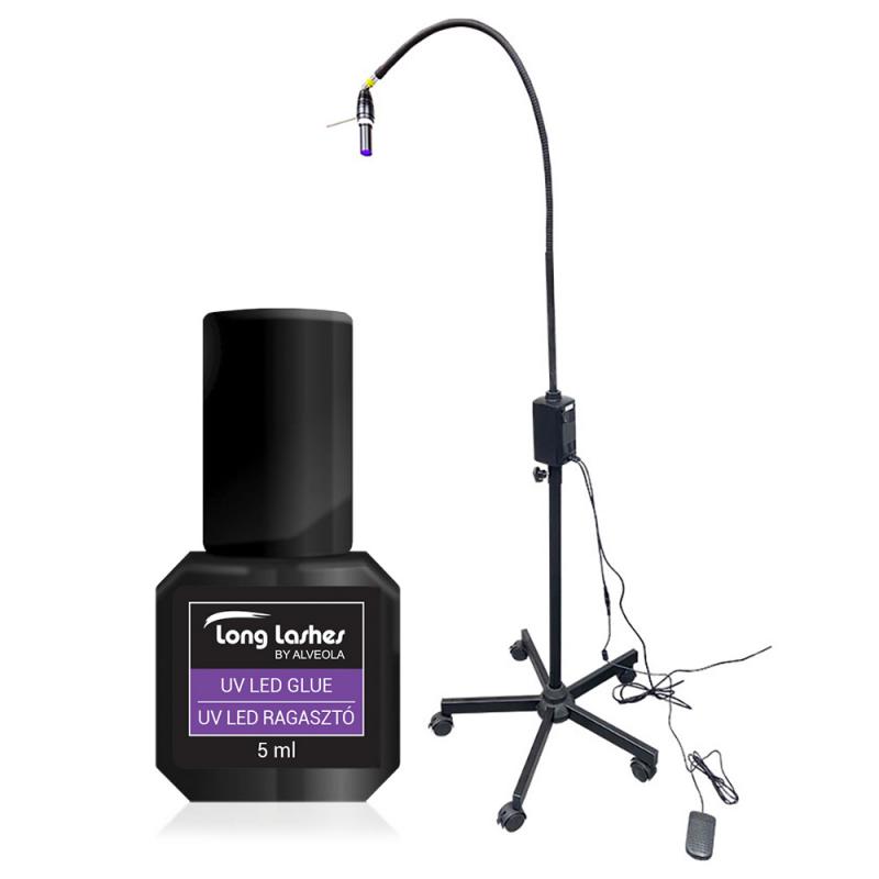 Long Lashes UV LED PRO lámpa + ragasztó (LLA36008)