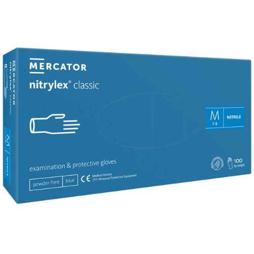 Mercator / Nitrylex Classic Blue / Kék Nitril Kesztyű / 100 darab/doboz