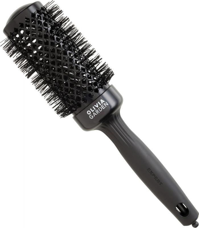 Olivia Garden Expert Blowout Shine Black Körkefe (45 mm)