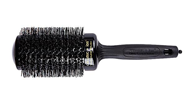 Olivia Garden Expert Blowout Shine Black Körkefe (55 mm)