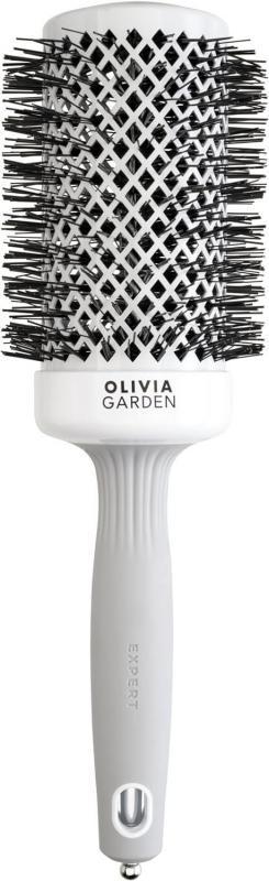 Olivia Garden Expert Blowout Shine White & Silver Professzionális Körkefe (55mm)