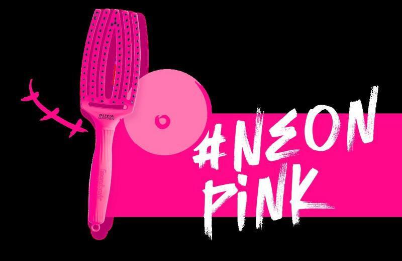Olivia Garden Fingerbrush 2023 Neon Pink M Bontókefe