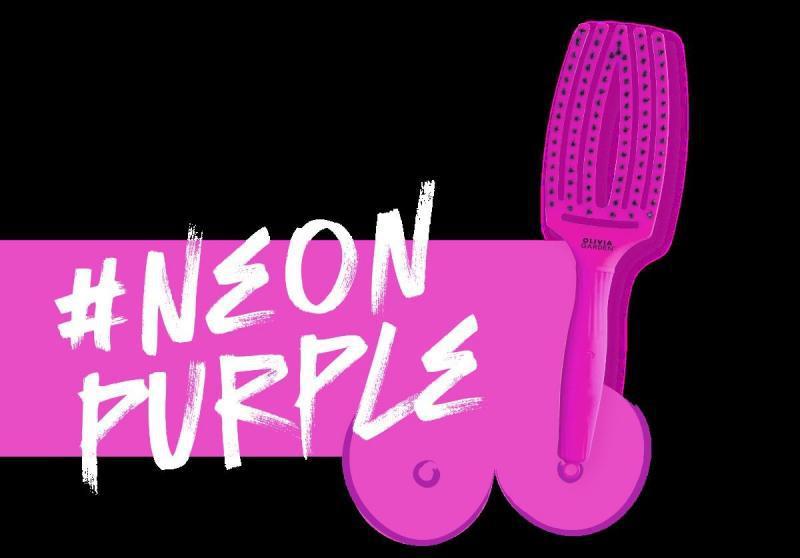 Olivia Garden Fingerbrush 2023 Neon Purple M Bontókefe
