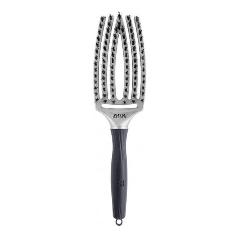 Olivia Garden Fingerbrush Care Iconic Silver M Bontókefe