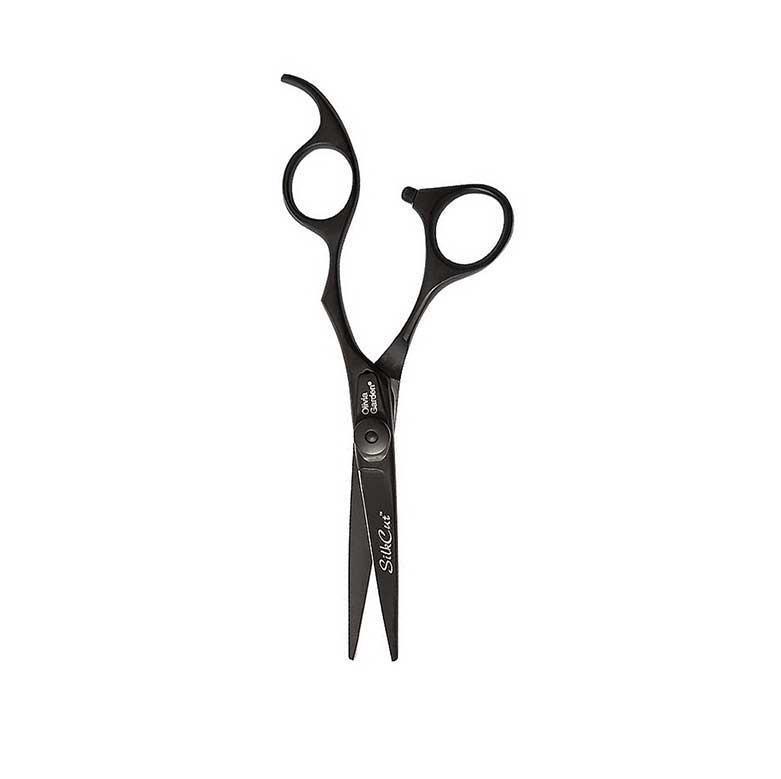 Olivia Garden SilkCut Matt Black Professzionális Hajvágó Olló (5.75")