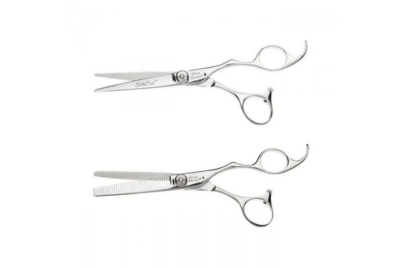 Olivia Garden SilkCut Professzionális Fodrász Olló Szett (5.0" Vágó + 6.35" Ritkító)