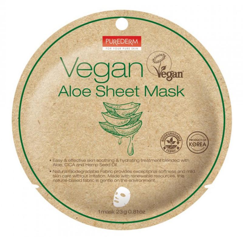PureDerm 3 az 1-ben Vegan Aloe Vera maszk (PD840)