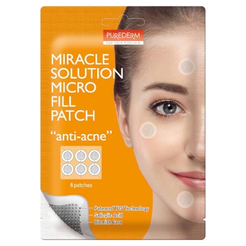 PureDerm Anti-akne mikrotűs anti-aging bőrtapasz 6 db (PD668)