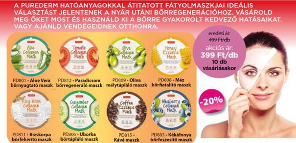 Purederm arcmaszkok akcióban