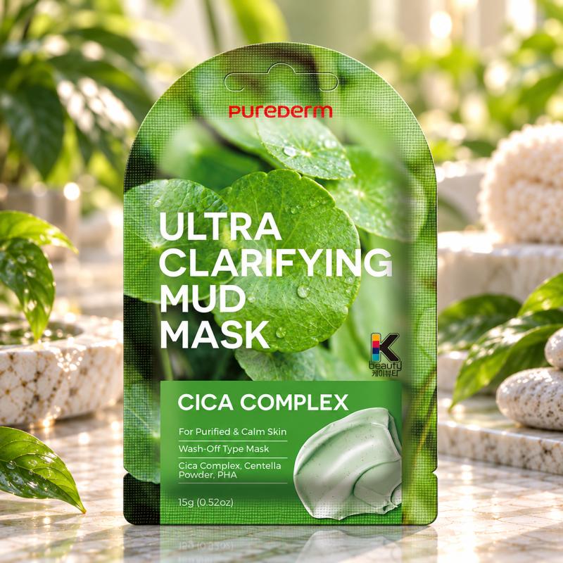 PureDerm Cica Complex Kaolinos Tisztító Lemosható Maszk (PD895)