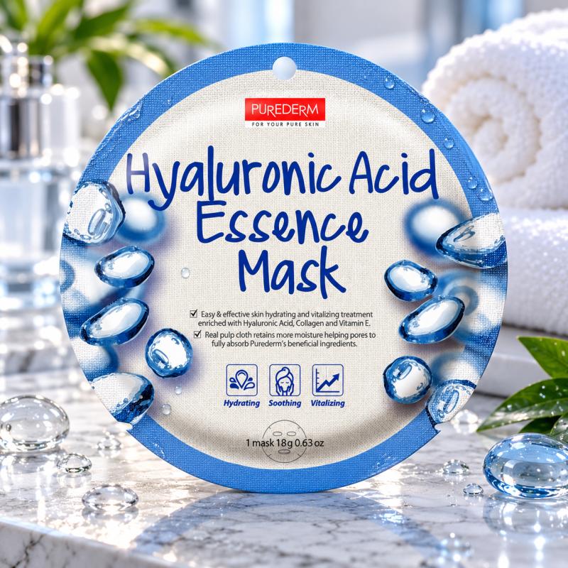 PureDerm Hialuron Fátyolmaszk Circle – 1 db