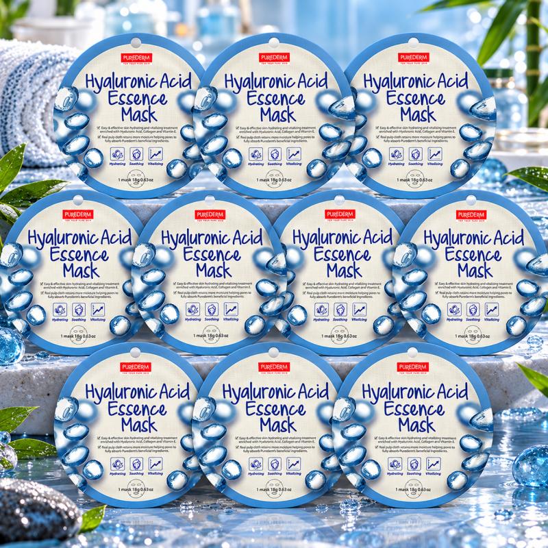PureDerm Hialuron Fátyolmaszk Circle – 10 db