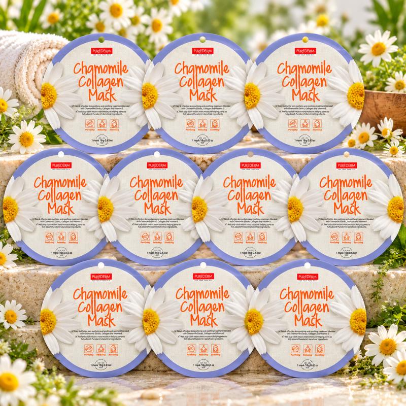 PureDerm Kamilla Fátyolmaszk Circle – 10 db