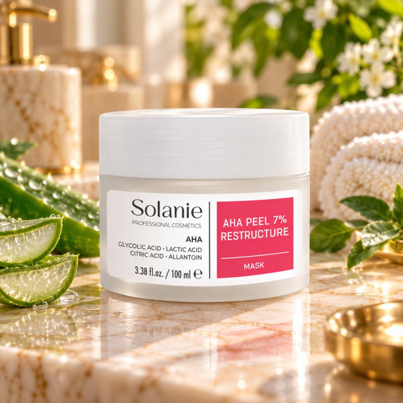 Solanie AHA Peel Bőr Újrastruktúráló Maszk 100 ml