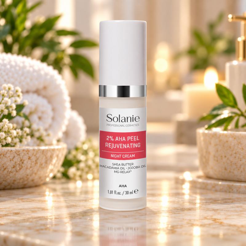 Solanie AHA Peel Bőrfiatalító Éjszakai Krém 30 ml
