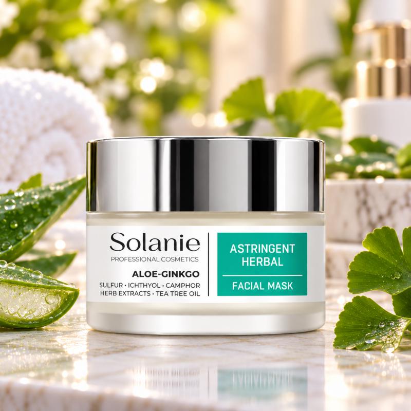 Solanie Gyógynövényes Összehúzó Arcpakolás 50 ml (SO10305)