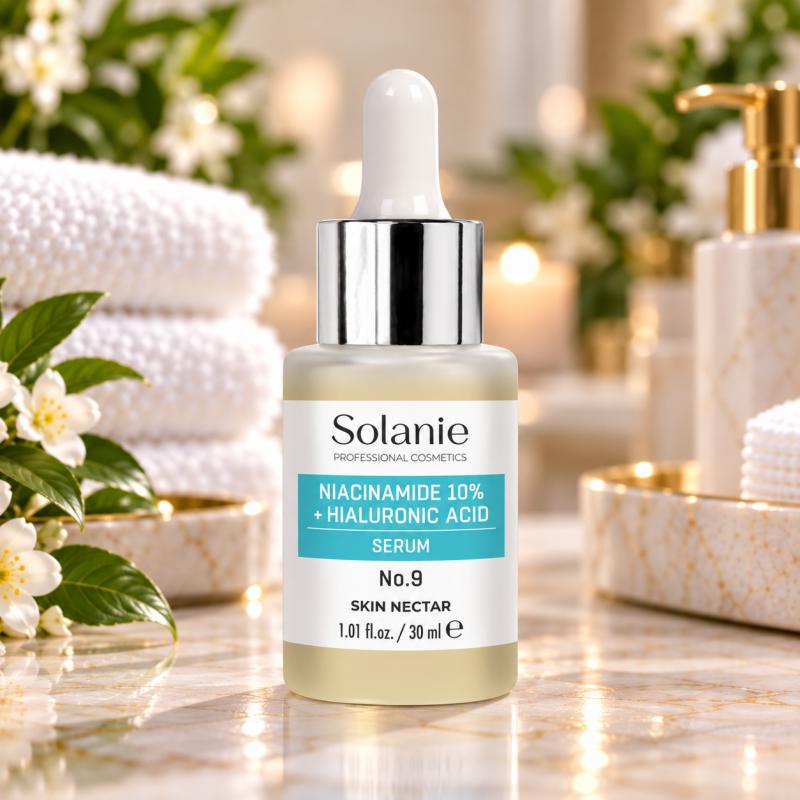 Solanie Skin Nectar No.9 Niacinamid 10% + Hialuronsav Szérum 30 ml