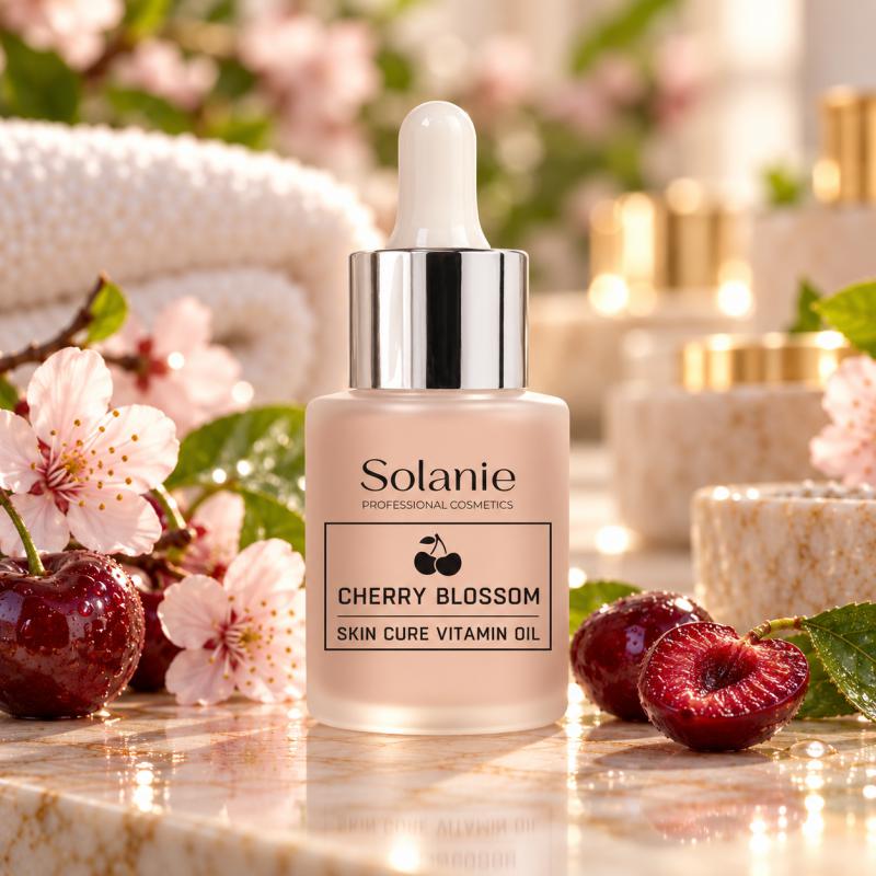 Solanie So Fine Bőrápoló Olaj E-Vitaminnal – Cseresznyevirág 15 ml