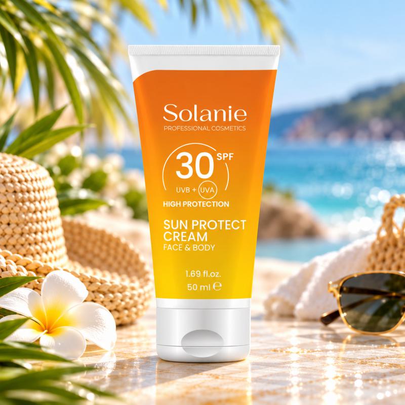 Solanie SPF30 Fényvédő Krém Arcra és Testre 50 ml (Travel size)