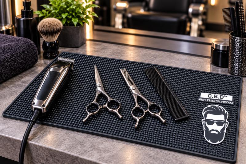Szilikonos Barber Eszközalátét – 45x30cm (L-23)