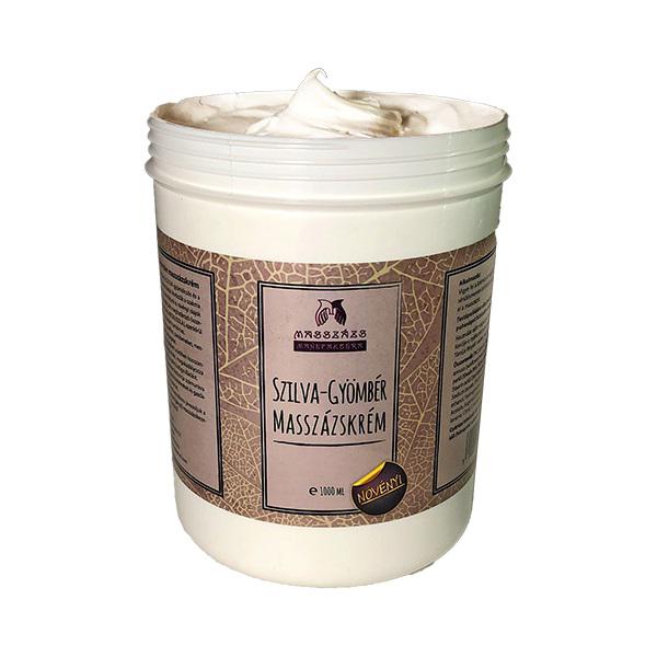 Szilva–Gyömbér Növényi Bázisú Masszázskrém 1000ml